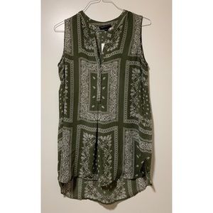 NWT size M Army Green Banana Republic Tank